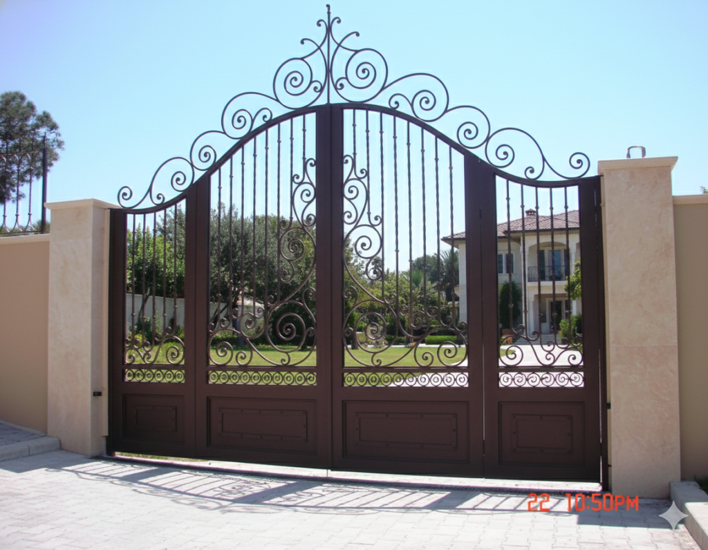 İstanbul’un Demir Kapıları Ferforje Bahçe Kapısı Modelleri