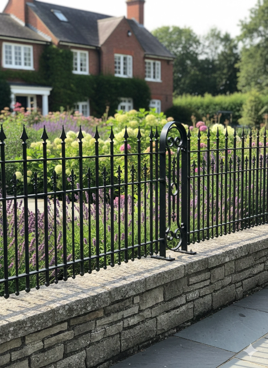 ferforje bahçe korkuluğu