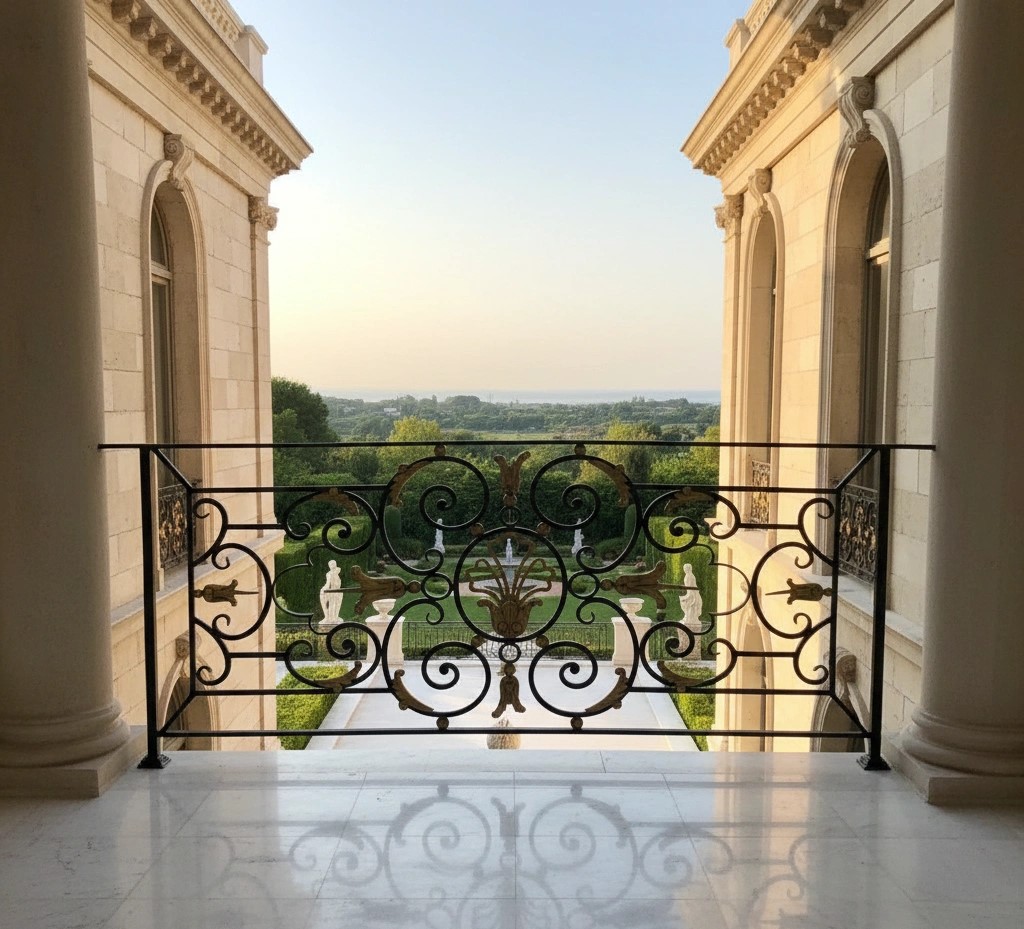 ferforje balkon korkuluğu