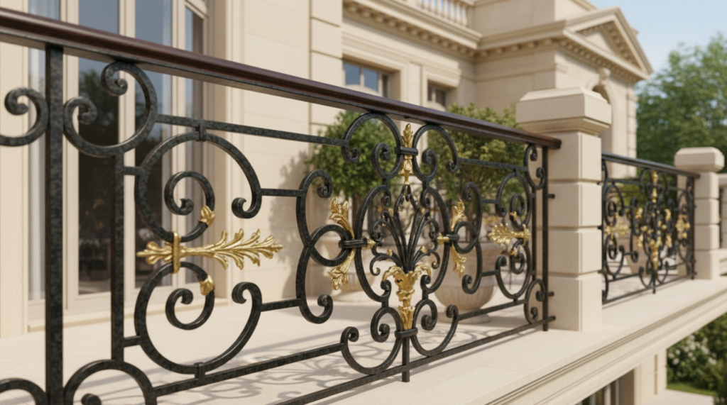 Ferforje Balkon Korkuluk Modelleri