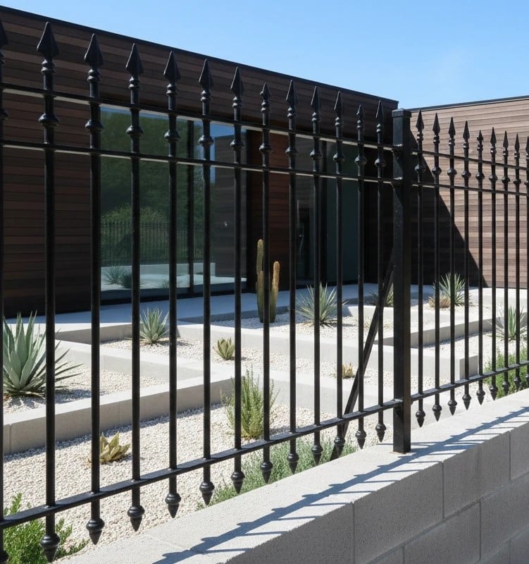 Ferforje Bahçe Korkuluk Modelleri