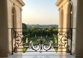 Savfer Metal Sanat Atölyesi el dövmesi ferforje balkon korkuluğu modeli