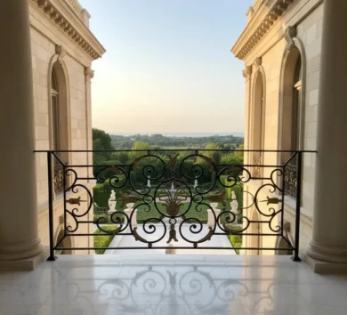 ferforje balkon korkuluğu