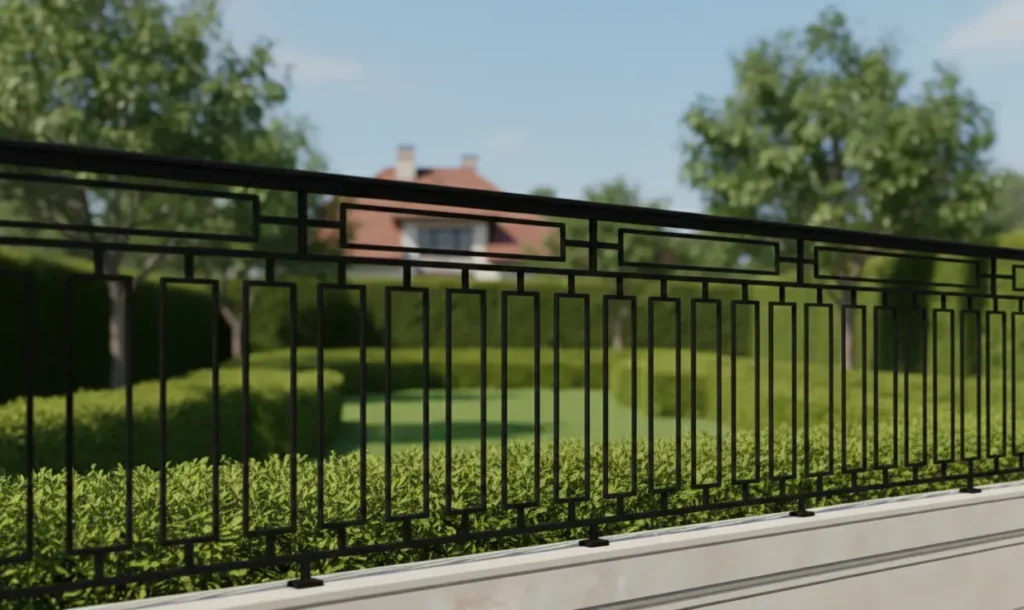 ferforje bahçe korkuluğu